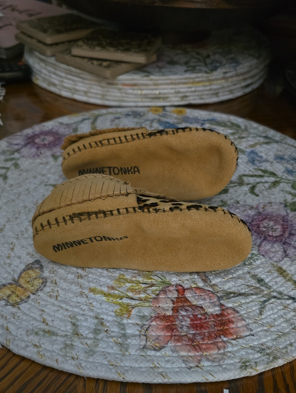 For Toddler New Minnetonka Moccasins - Picture 3 of 7